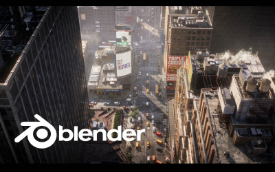 CINEMATIC CITY Blender 4.4