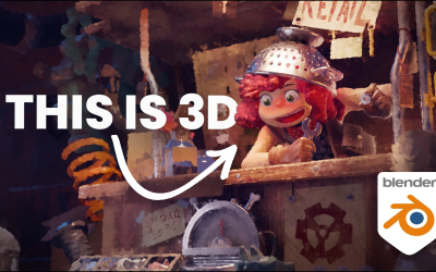 1-Click RENDER to PAINTING: Blender's NEW Paint Filter in 6 minutes